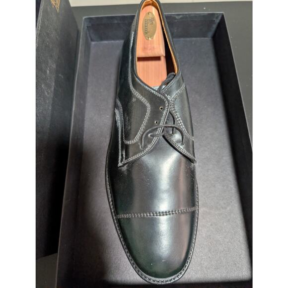 NIB Vintage Allen Edmonds Custom Made Black Cordovan Shell Becker 12EEE main image 6